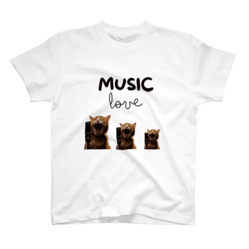 MUSIC LOVE スタンダードTシャツ