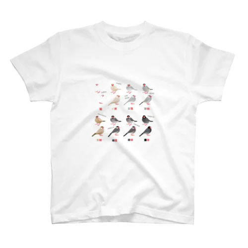 文鳥gradation スタンダードTシャツ