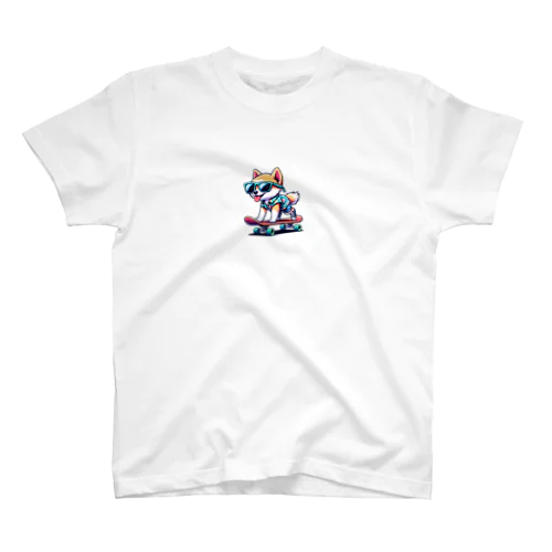 Gokuuchan Summer Skateboard  Regular Fit T-Shirt