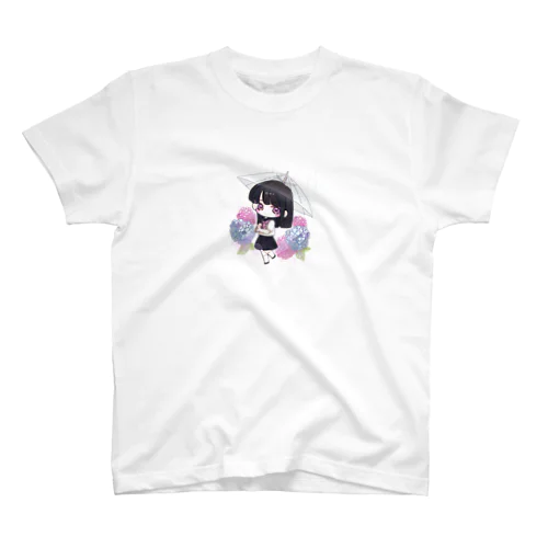 紫陽花ガール スタンダードTシャツ