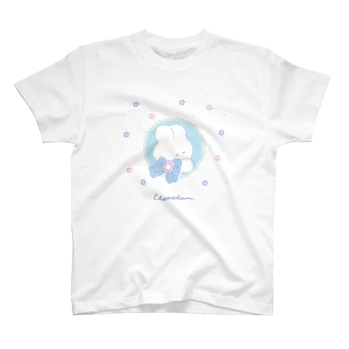 フラワー(ブルー) スタンダードTシャツ