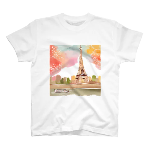 paris spring Regular Fit T-Shirt