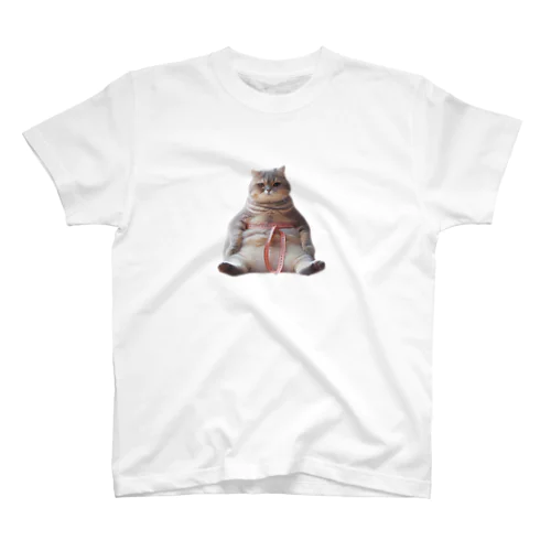 ダイエット中の猫 スタンダードTシャツ