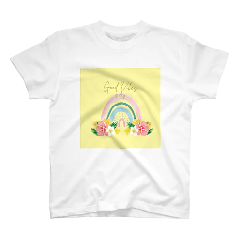 Rainbow_Good Vibes Only スタンダードTシャツ