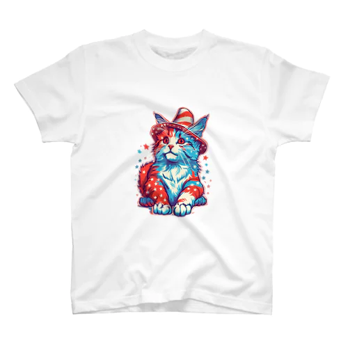 猫LOVEアメリカ　　 スタンダードTシャツ