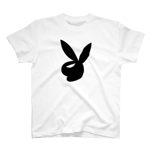 BUNNY BLACK Regular Fit T-Shirt