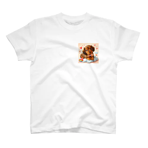 ラブリーミニチュアダックスフンド Regular Fit T-Shirt