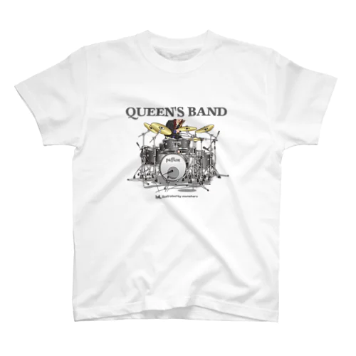 Drums〜Qween's Band Regular Fit T-Shirt