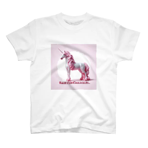 ユニコーン🦄　ピンク スタンダードTシャツ