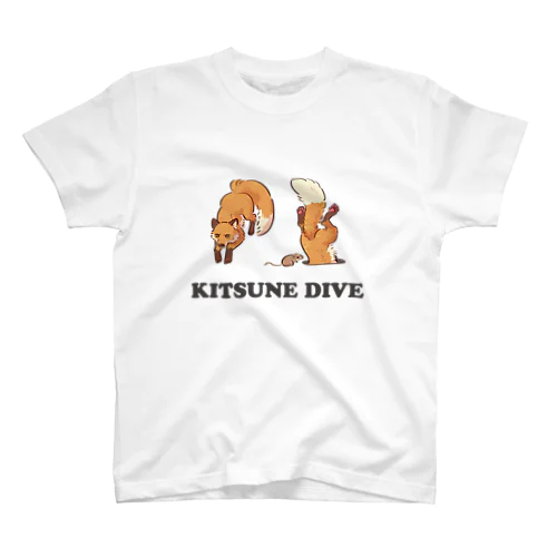 KITSUNE　DIVE Regular Fit T-Shirt