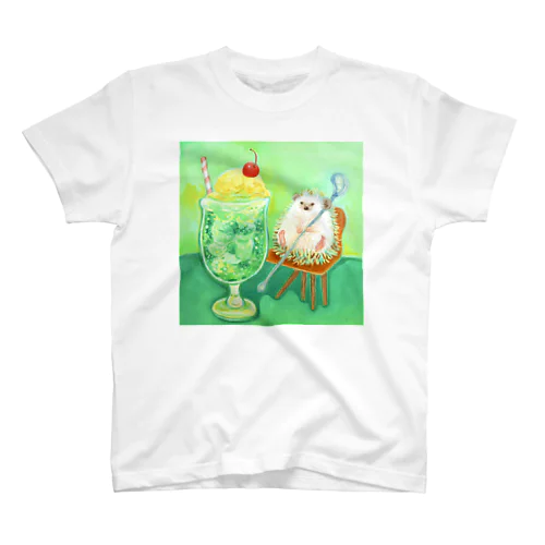 クリームソーダ-oil painting 大きめプリント スタンダードTシャツ