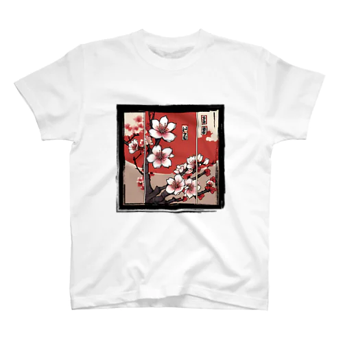 Hanafuda 花札「桜」 スタンダードTシャツ