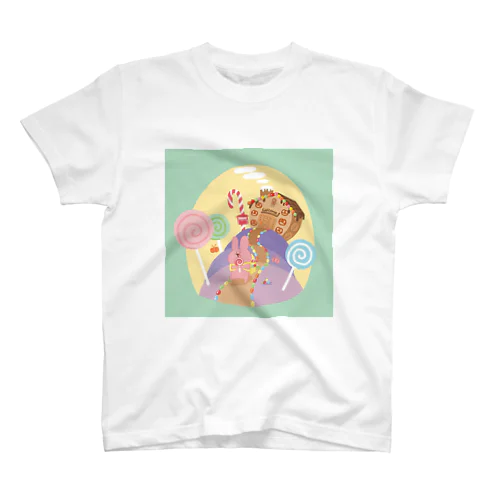 うさぎとお菓子の家 Regular Fit T-Shirt