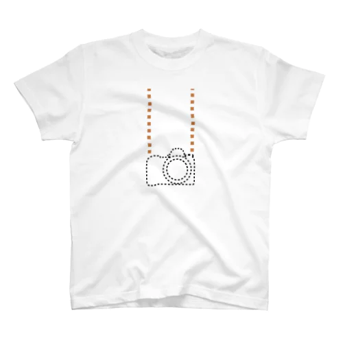 カメラ点線 Regular Fit T-Shirt