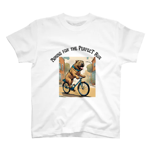 犬と自転車 スタンダードTシャツ