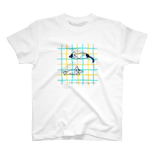 ゆかにぺちょっと落ちているねこ Regular Fit T-Shirt