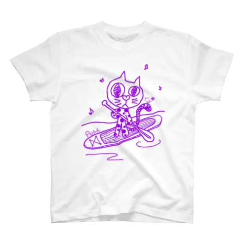 SUP Purr パープル スタンダードTシャツ