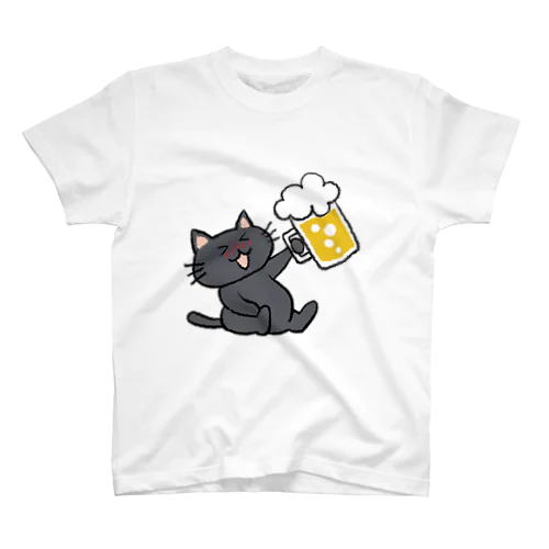 酔いどれネコ Regular Fit T-Shirt
