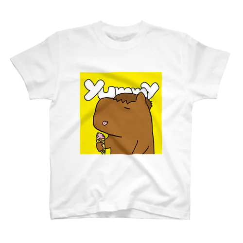 Yummyなカピバラくん Regular Fit T-Shirt