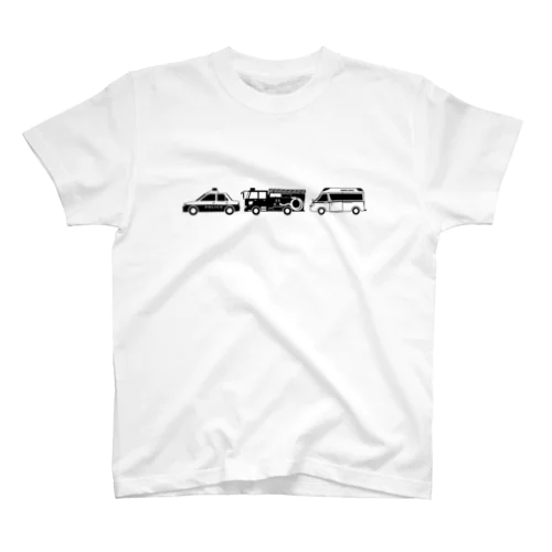 緊急車両（パトカー・消防車・救急車） Regular Fit T-Shirt