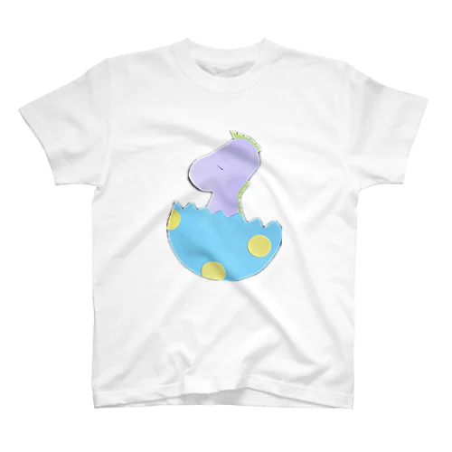 🦕🪺おねむの赤ちゃん恐竜🪺🦕 スタンダードTシャツ