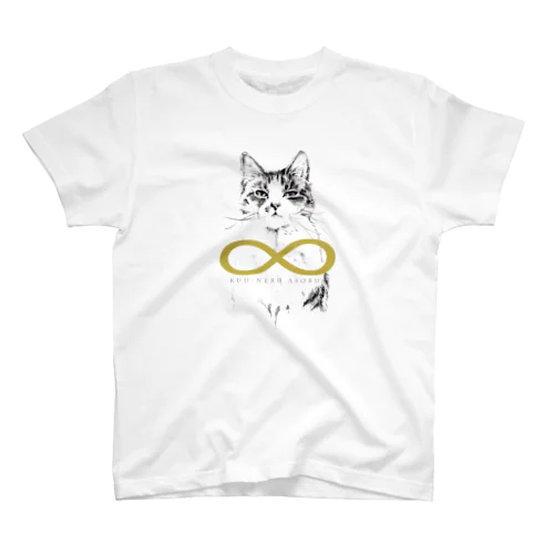 猫＋∞＋kuu-neru-asobu スタンダードTシャツ