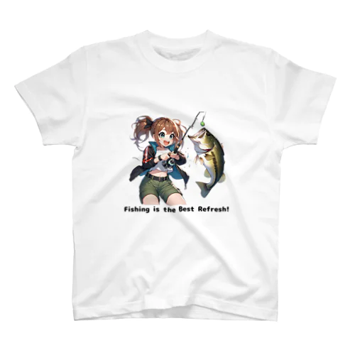  釣り女子 ツリガール 04 スタンダードTシャツ