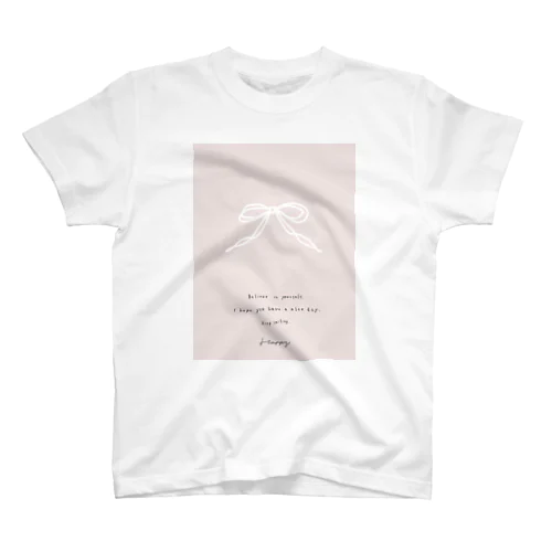 🩰 Balletcore ribbon . Regular Fit T-Shirt