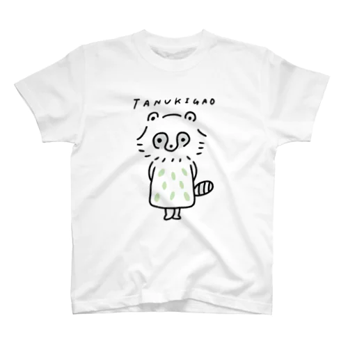 たぬき顔 Regular Fit T-Shirt