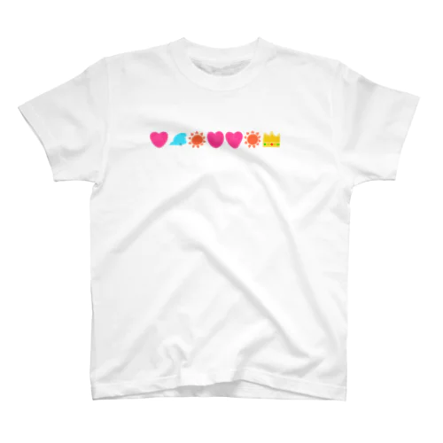 母音えもじTシャツ　NO.01 スタンダードTシャツ