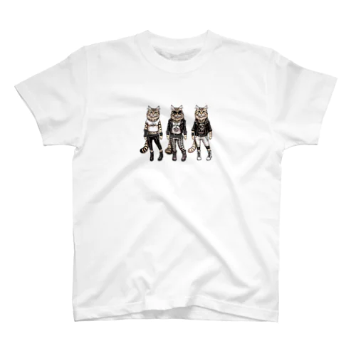 Rock Cat  （Girl) Regular Fit T-Shirt