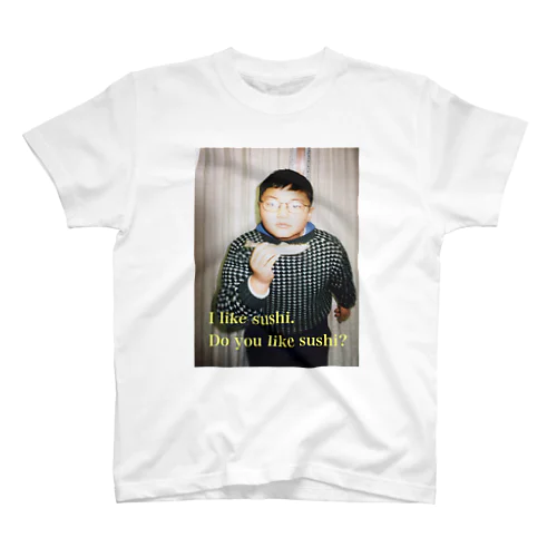 I like sushi.Doyoulikesushi？Tシャツ Regular Fit T-Shirt