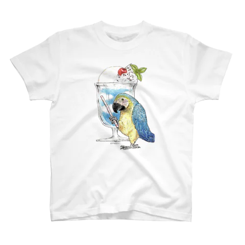 ルリコンゴウインコ Regular Fit T-Shirt