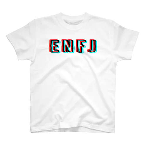 【MBTIシリーズ】ENFJ Tシャツ[白] Regular Fit T-Shirt