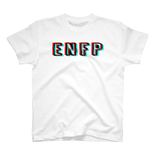 【MBTIシリーズ】ENFP Tシャツ[白] Regular Fit T-Shirt