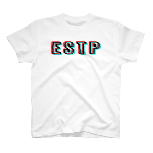 【MBTIシリーズ】ESTP Tシャツ[白] Regular Fit T-Shirt