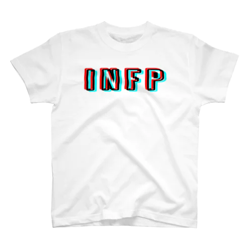 【MBTIシリーズ】INFP Tシャツ[白] Regular Fit T-Shirt