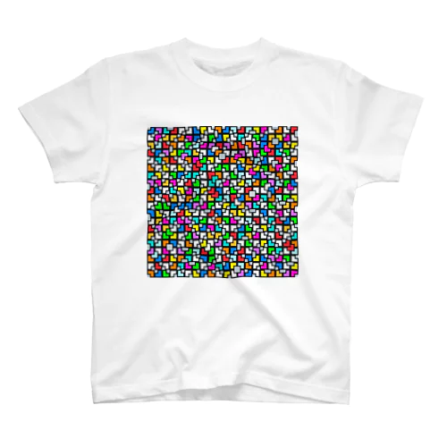 wabiS heart pixel ART Regular Fit T-Shirt