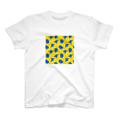 幸せの青い鳥、黄色 スタンダードTシャツ