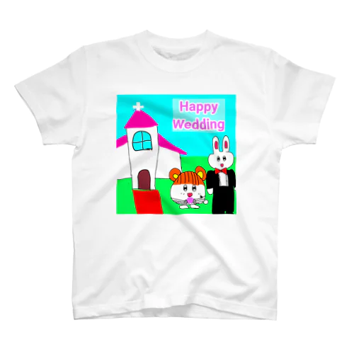 Happy ウェディング Regular Fit T-Shirt