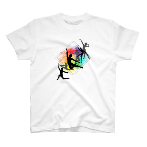 male ballet dancers(薄色用） スタンダードTシャツ