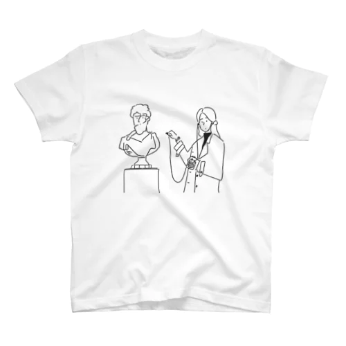胸像に音楽を Regular Fit T-Shirt