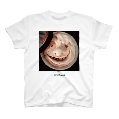 strawberry / Smile Regular Fit T-Shirt