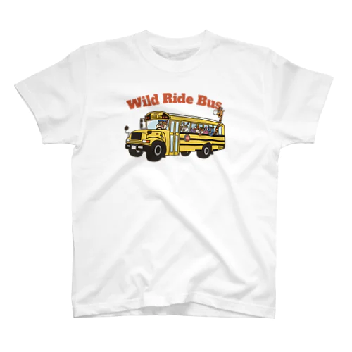 Wild Ride Bus 〜noskeのサファリスクールバス〜 Regular Fit T-Shirt
