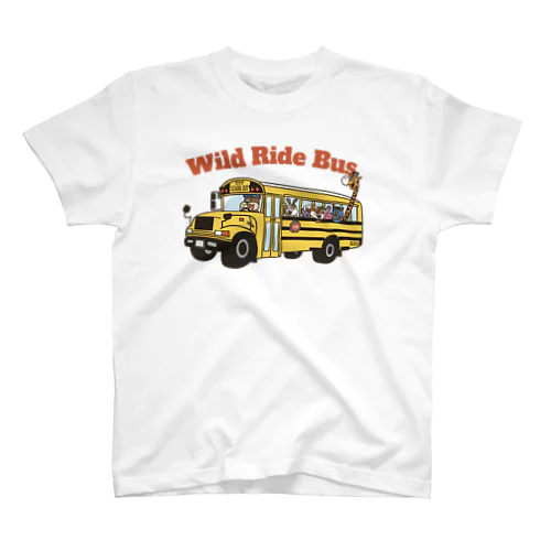 Wild Ride Bus 〜noskeのサファリスクールバス〜 Regular Fit T-Shirt