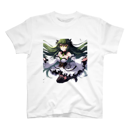 碧の髪の少女 スタンダードTシャツ