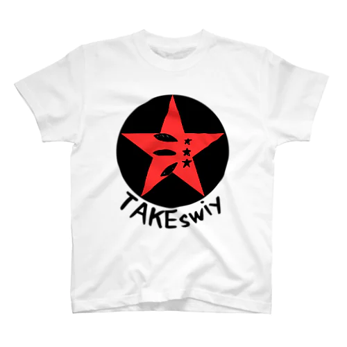 TAKEswiyメイクデカロゴT Regular Fit T-Shirt