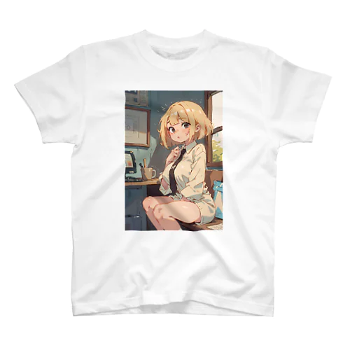 金髪の女の子 スタンダードTシャツ