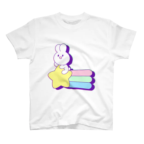 お星さましがみつきうさちゃん スタンダードTシャツ