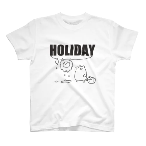 【HOLIDAY】ライオンさんの休日 Regular Fit T-Shirt